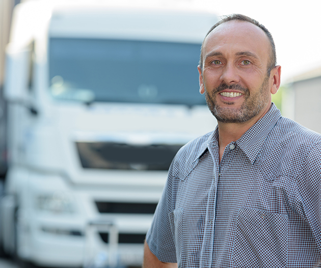 Photo of a Truck Driver